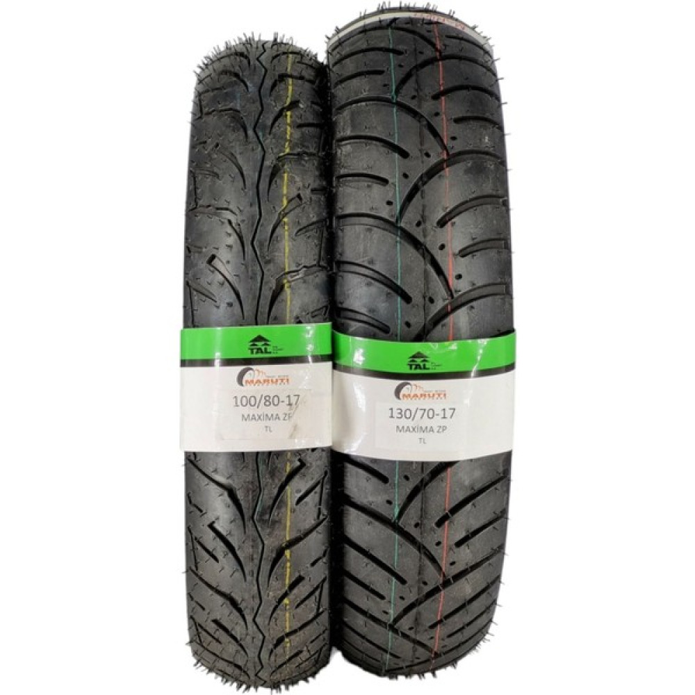 Maruti Tyres 130/70-17 ve 100/80-17 Motosiklet Lastik Takımı Tl (Tubeless - Dubleks) Maximazf-Zp Lastikler Fiyatı