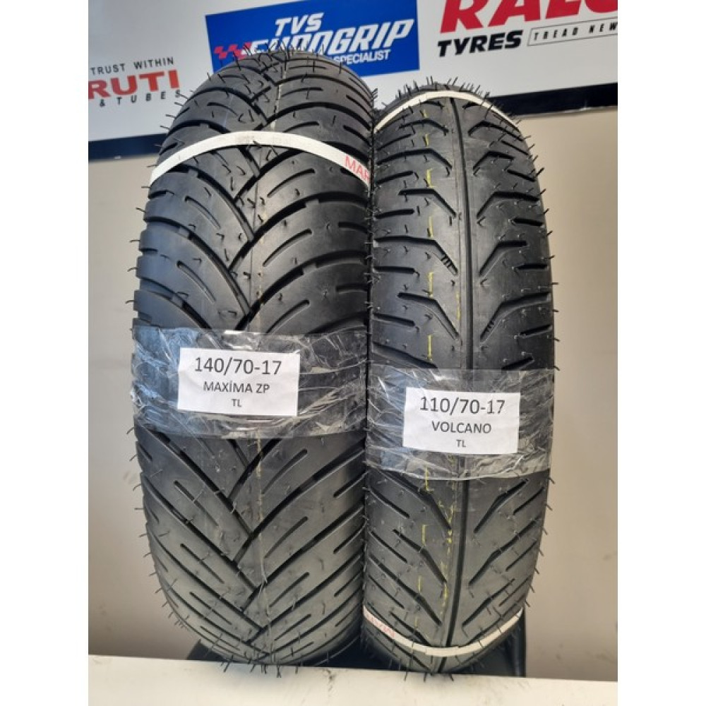 Maruti Tyres Honda Cbr 250 Lastik Takım 140/70-17 ve 110/70-17 Tl (Tubeless - Dubleks) Valconomaxima Lastikler Fiyatı