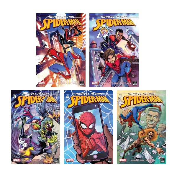 Marvel Action Spider-Man 5'li Çizgi Roman Seti Kitaplar Fiyatı