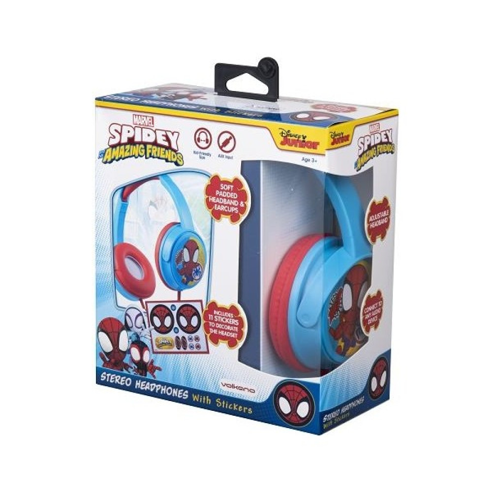Marvel Spıderman Kablolu Kulaklık Çocuk Kulaklığı Lisanslı Hediye Stıckerlı MV-6513-SAF - Mavi - Kırmızı Oto Boyaları Fiyatı