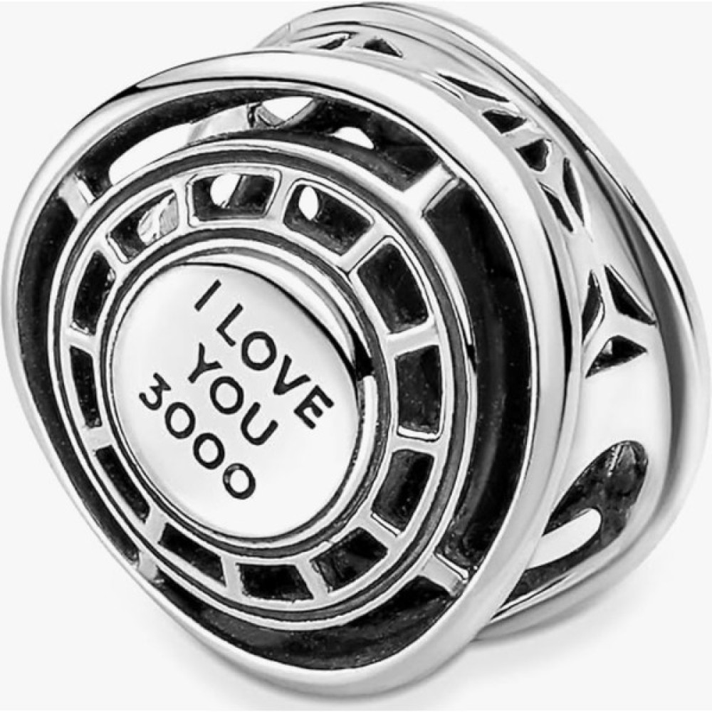 Marvel The Avengers Iron Man Arc Reactor 925 Ayar Gümüş Charm Altın, Takı & Aksesuar Fiyatı