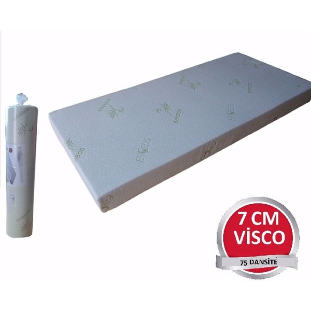 Marvella 150 x 190 Bambu 7 cm Visco Yatak Pedi 150X190 Visko Yatak Pedi 7 cm - 150 x 190 cm Yatak Fiyatı