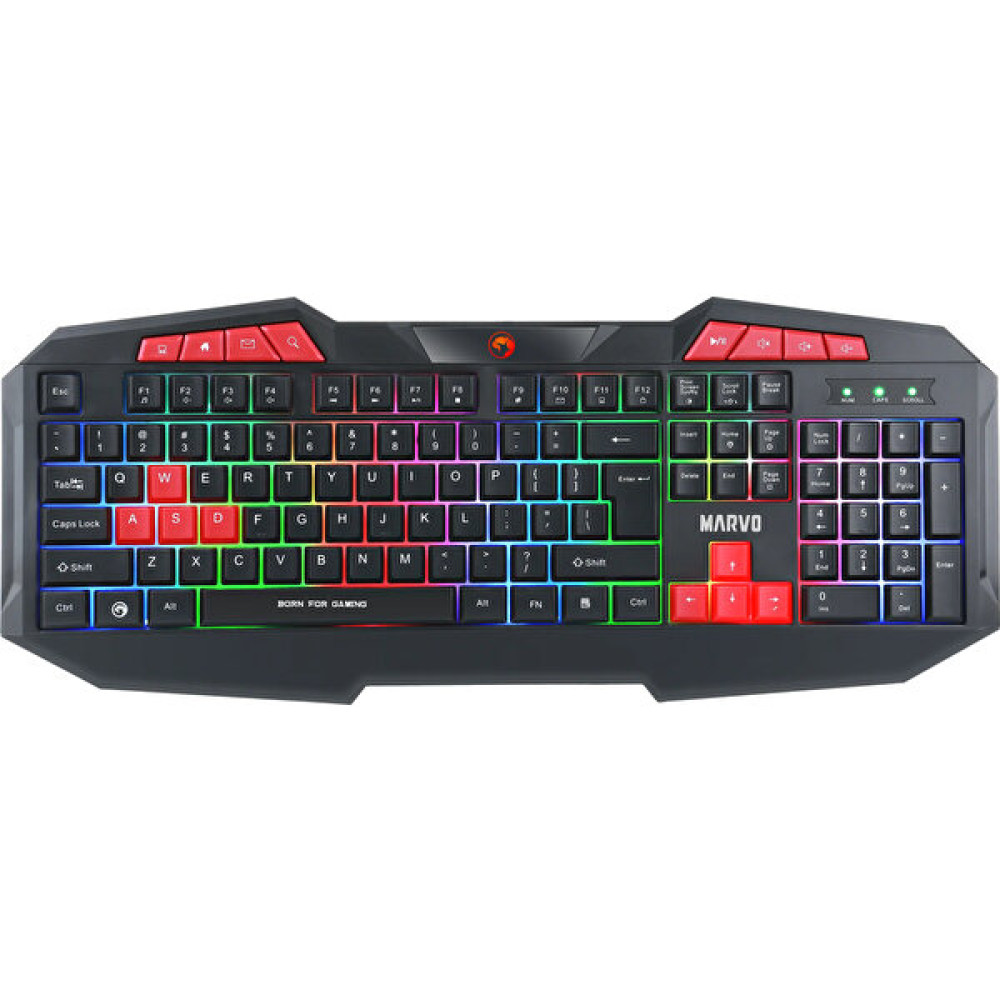 Marvo K602TR Wired Membrane Switch 26-Tuş Anti-Ghost Rgb Gaming Klavye Oyuncu Klavyesi Fiyatı