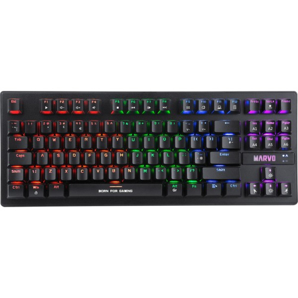 Marvo KG901TR Wired Jixian Blue Switch TKL Rainbow Full Mekanik Profesyonel Gaming Klavye Oyuncu Klavyesi Fiyatı