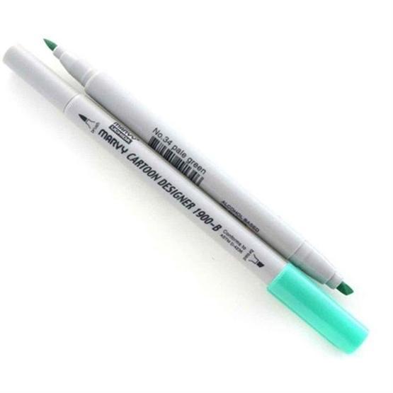 Marvy 1900B-S-34 Pale Green Grafik Markör Kalem