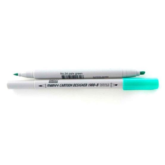 Marvy 1900B-S-34 Pale Green Grafik Markör Kalem Markör Kalem Fiyatı