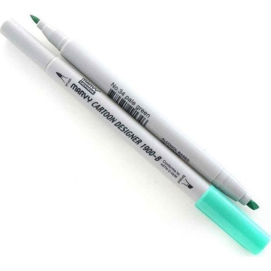 Marvy 1900B-S-34 Pale Green Grafik Markör Kalem