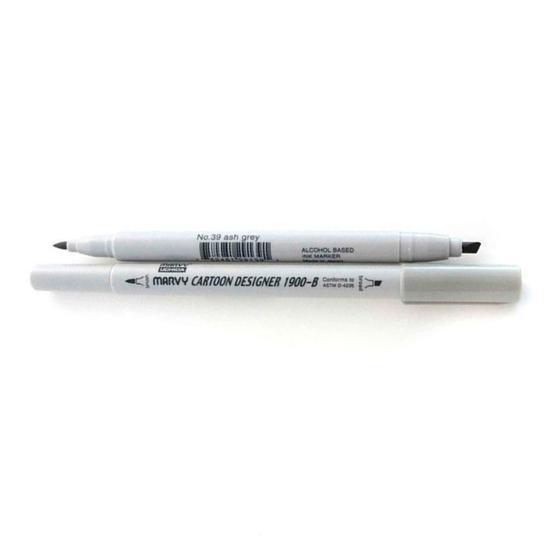 Marvy 1900B-S-39 Ash Grey Grafik Markör Kalem Markör Kalem Fiyatı