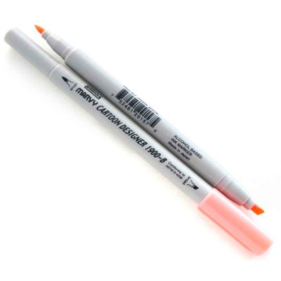 Marvy 1900B-S-57 Gülpembe Grafik Markör Kalem