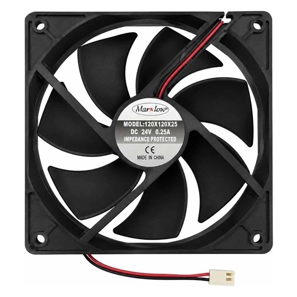 Marxlow 12CM 24VOLT Fan 120X120X25 24V 2p Dc 2 Uçlu 0.25A - Tek Ebat SSD / Solid State Drive Fiyatı