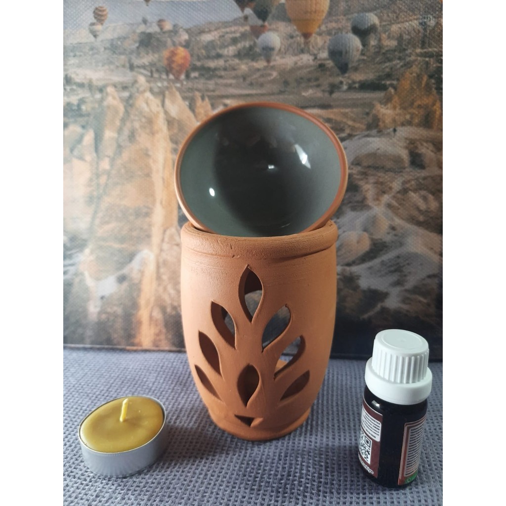 Mary Collection Yaşam Çiçeği Model Toprak Buhurdanlık Set - Gri Diğer Fiyatı