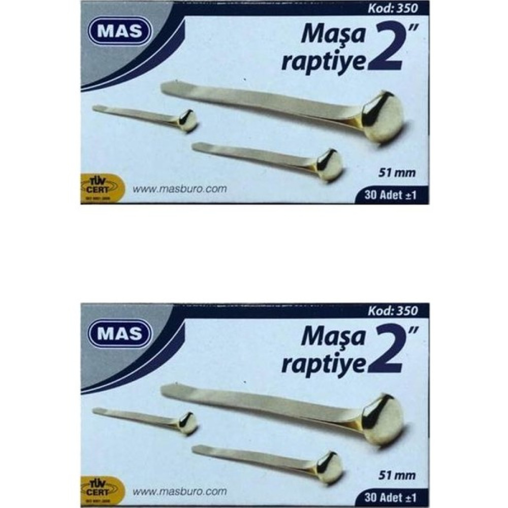 Mas 350 Maşa Raptiye 2'li Toplu İğne & Raptiye Fiyatı
