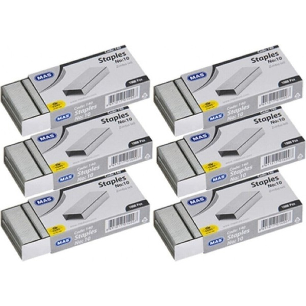 Mas Zımba Teli No:10 ''6 Paket'' (6000 Adet) Zımba Makinesi Fiyatı