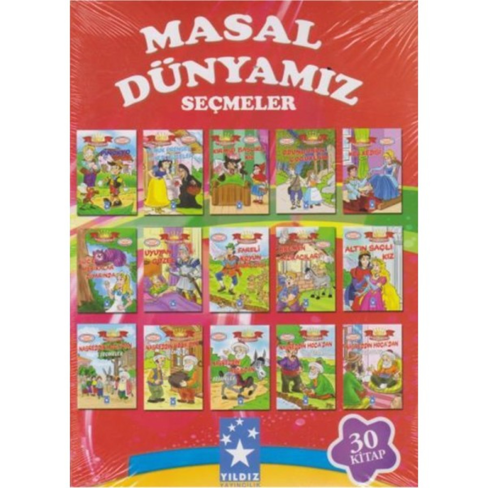 Masal Dünyamız Seçmeler 30 (Ciltli) Zihinsel Gelişim Kitapları Fiyatı