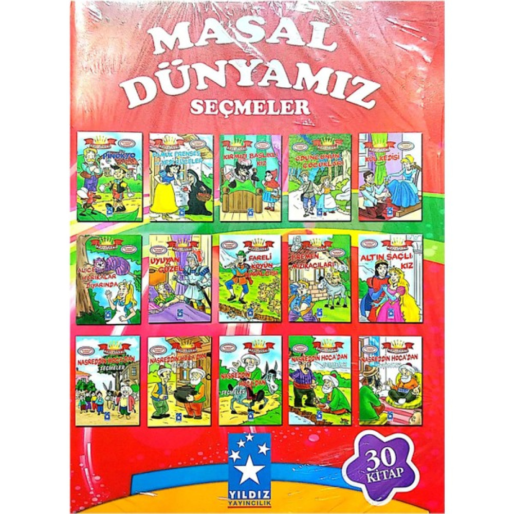 Masal Dünyamız Seçmeler 30 Kitaplık Set Kitaplık Fiyatı