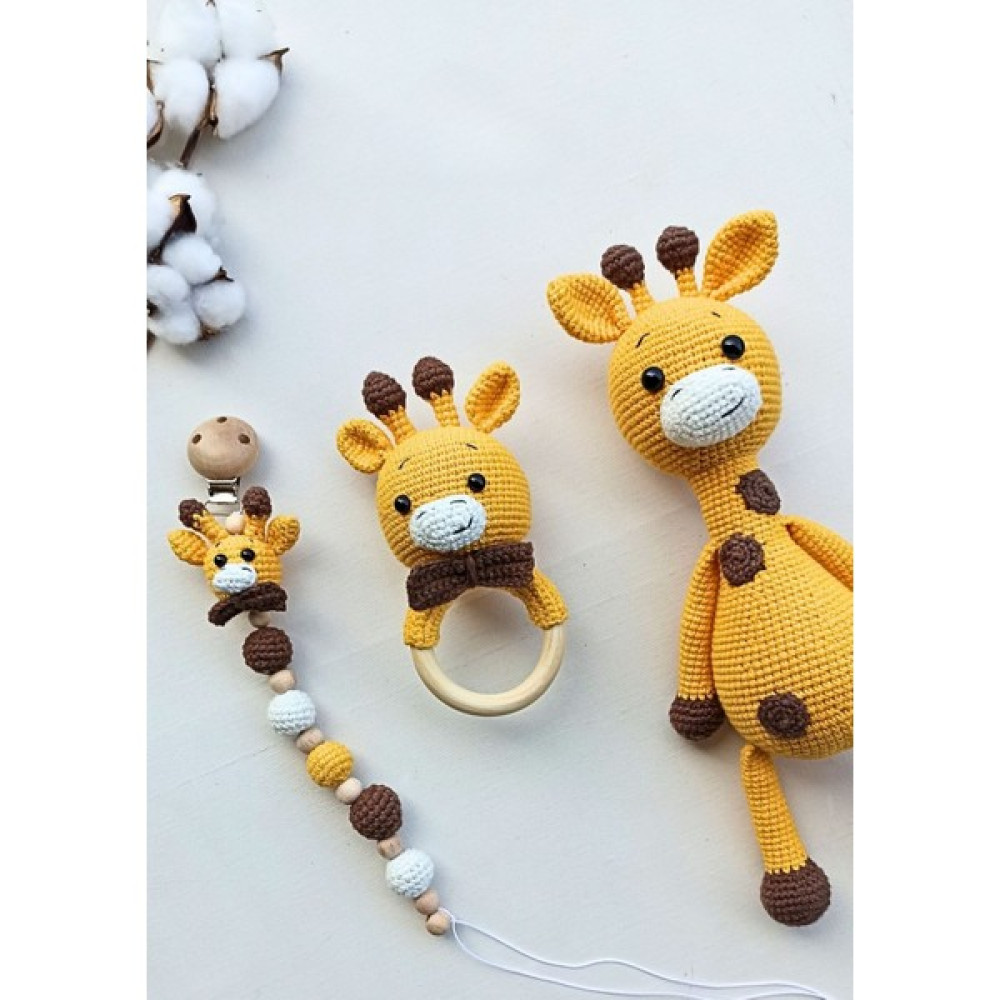 Masal Örgü Dünyası Amigurumi Zürafa Oyuncak - Diş Kaşıyıcı & Emzik Zinciri/askısı Bebek Oyuncakları Fiyatı
