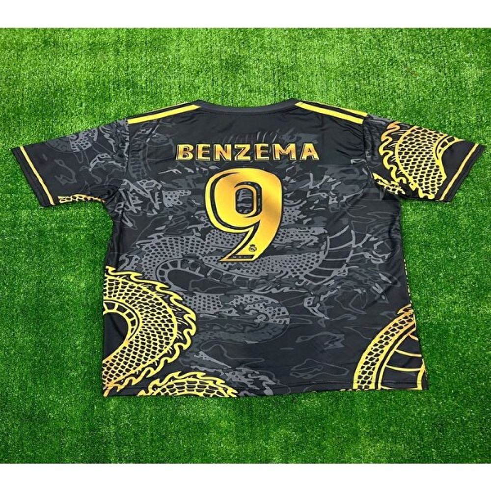 masal shoes Benzema Siyah Ejder Forması Erkek Sweatshirt Fiyatı