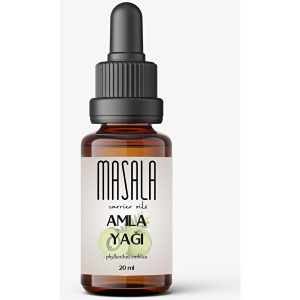 Masala Amla Saç Bakım Yağı 20 Ml. Soğuk Pres (Gooseberry Carrier Oil) Bektaşi Üzümü Saç Bakım Maskeleri & Serumlar & Spreyler Fiyatı