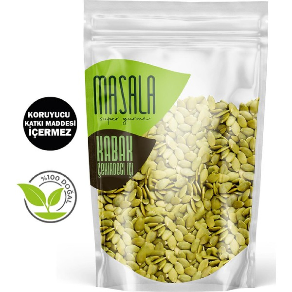 Masala Çiğ Kabak Çekirdeği Içi 1 Kg. Raw Pumpkin Seed - 1 kg Diğer Fiyatı