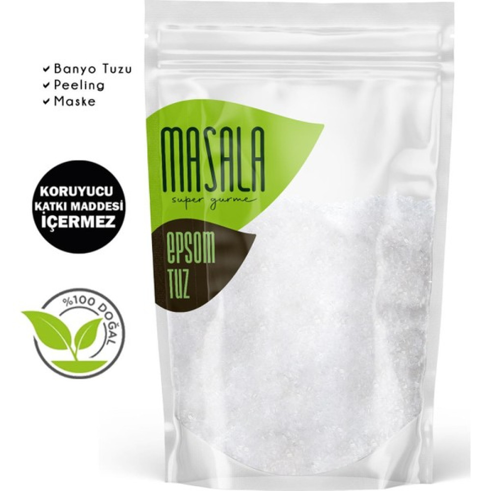 Masala Epsom Tuz 400 gr (Ingiliz Tuzu- Magnezyum Sülfat) Magnesium Sulfate Diğer Fiyatı