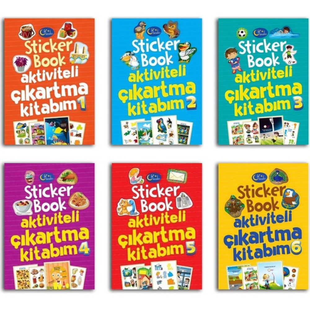 Masalcı Yayınevi Sticker Book Aktiviteli-Mozaik Çıkartma Kitabı -10 Adet Okul Öncesi Eğitici & Öğretici Kitaplar Fiyatı