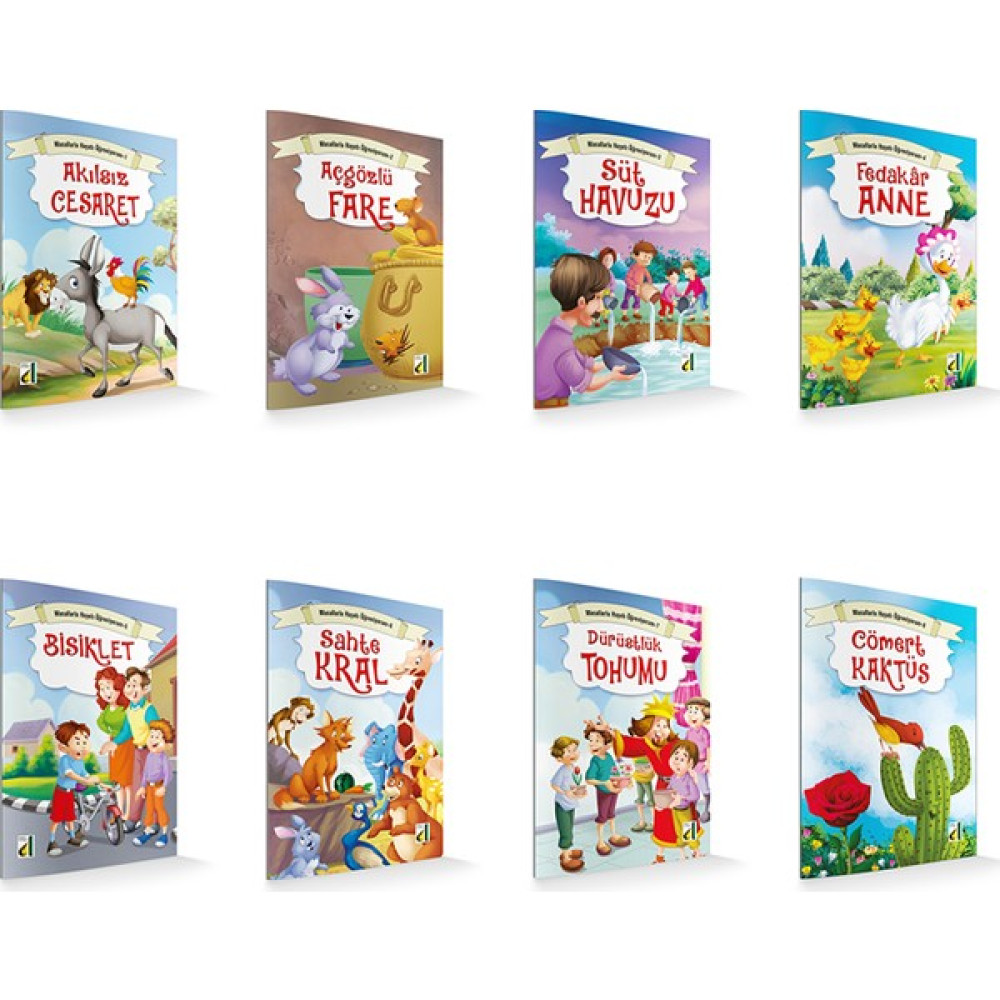 Masallarla Hayatı Öğreniyorum-8 Kitap Çocuk Masal Fiyatı
