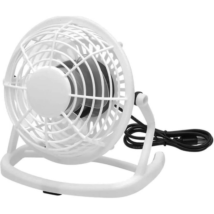 Masaüstü USB Fan - Taşınabilir USB Vantilatör - Plastik - Beyaz Diğer Fiyatı