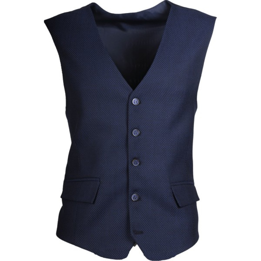 Maserto Nokta Desenli Mavi Slim Fit Yelek Erkek Yelek Fiyatı