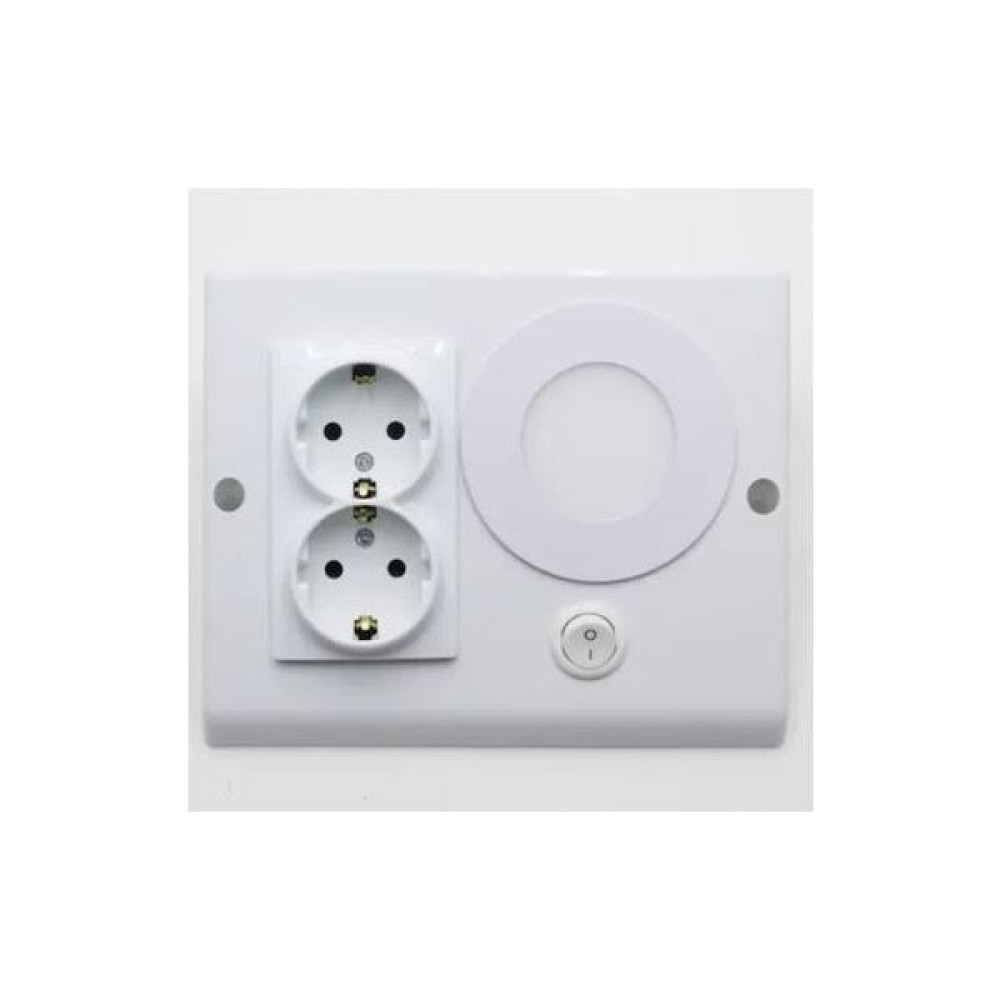 Masfitech Dolap & Tezgah Altı Prizli Aydınlatma 3 Watt 1305-65 - 1 Adet - Beyaz Led Aydınlatmalar Fiyatı