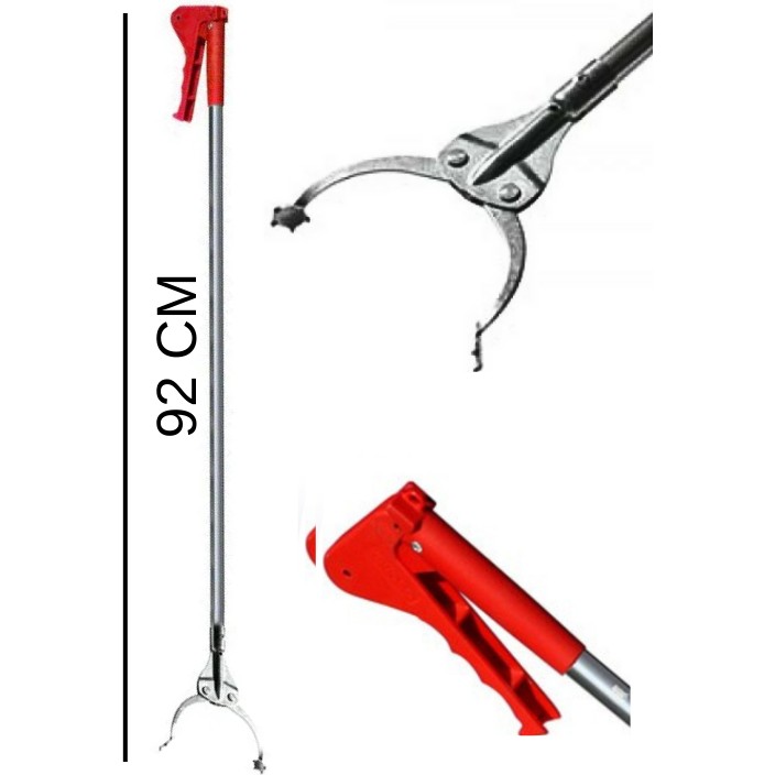 Masfitech Yengeç Çok Amaçlı Çöp Toplama Aparatı (Yıldız Ağızlı) - 92 CM - Kırmızı Diğer Fiyatı