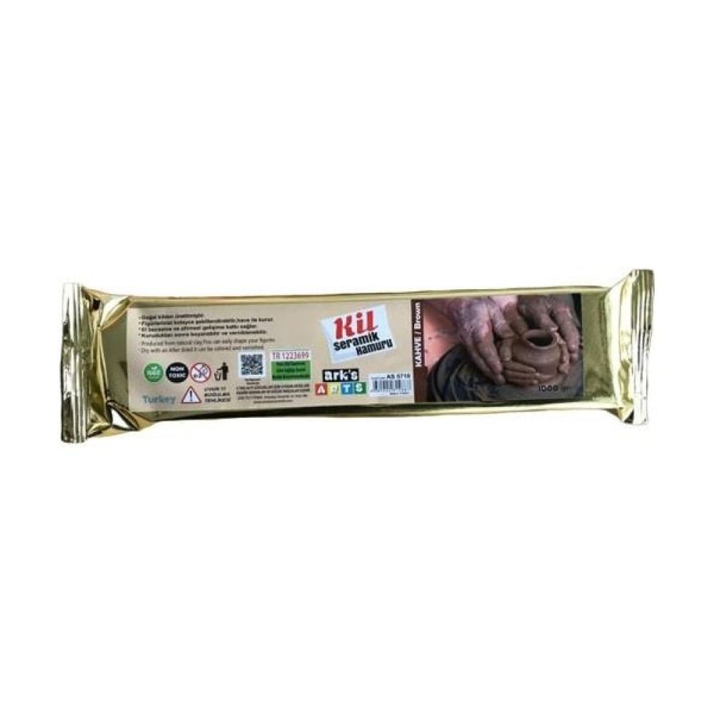 Masho Trend 1000 Gram Kil Hamuru - Seramik Hamuru - Kahverengi - Doğal Kil Hamuru Sanatsal Malzemeler Fiyatı