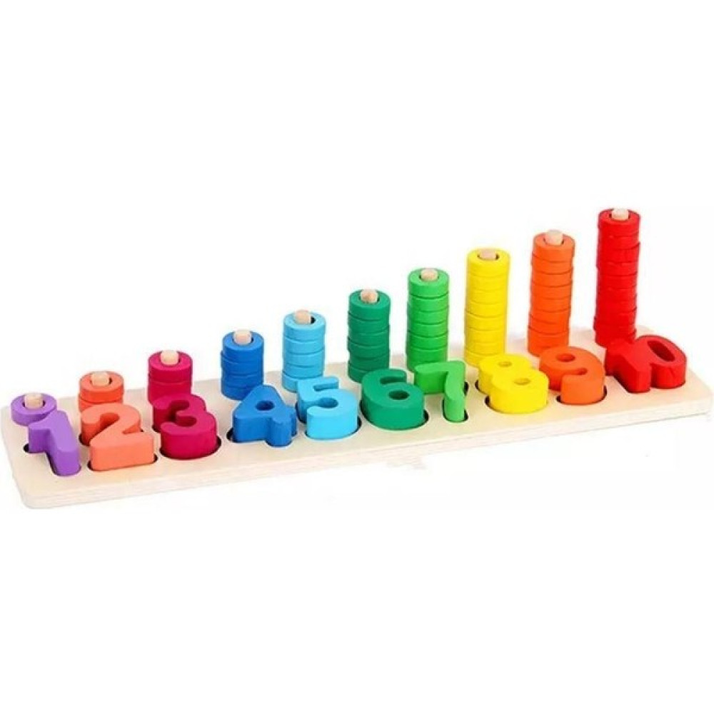 Masho Trend 2 Kademeli Ahşap Matematik Öğretici Puzzle - Sayılar Şekiller Puzzle - Renkli Eğitici Ahşap Oyuncak Eğitici Oyuncak Fiyatı
