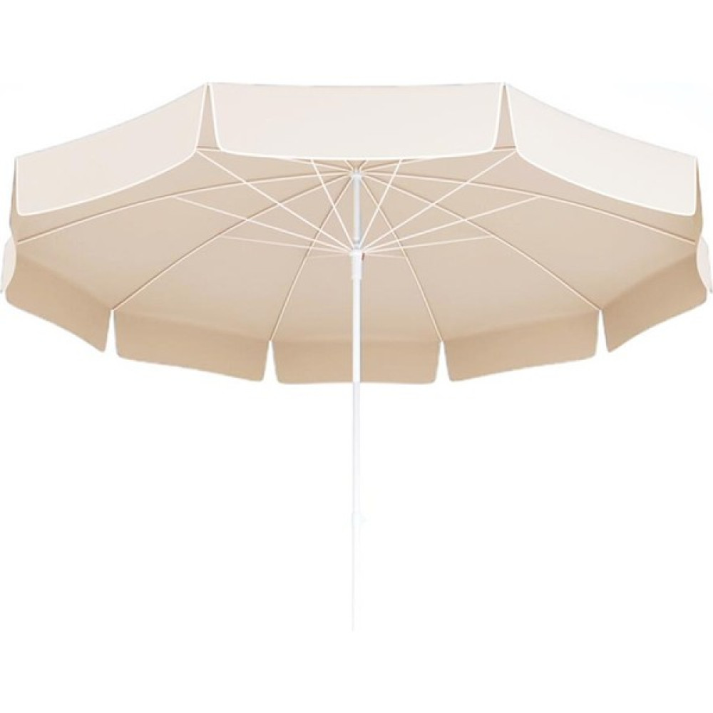 Masho Trend 2 Metre Tek Renk Polyester Kumaş Plaj Şemsiyesi - 2 Metre Balkon Şemsiyesi - Bahçe Şemsiyesi - 2 x 2 m - Bej Bahçe Şemsiyesi Fiyatı