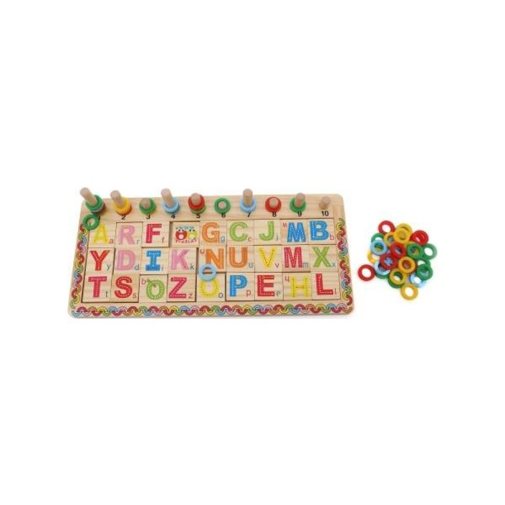 Masho Trend Ahşap Harf Öğretici Puzzle - Vidalama Oyuncak Setli - Renkli Eğitici Ahşap Oyuncak Eğitici Oyuncak Fiyatı