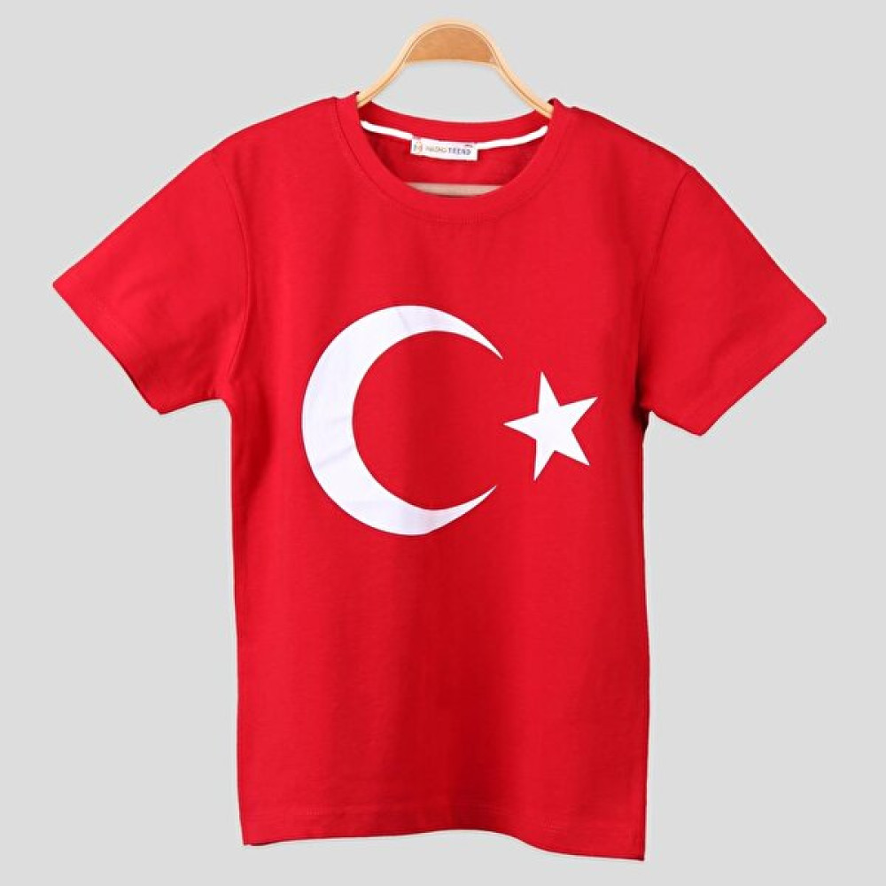 Masho Trend Eko Seri Ay Yıldız Türkiye Tshirt - 29 Ekim Cumhuriyet Bayramı Tişört 23 Nisan Tişört Erkek Çocuk T-shirt Fiyatı