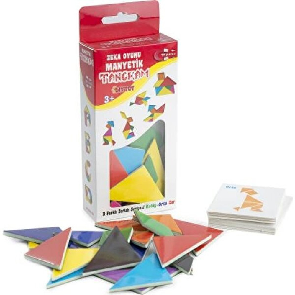 Masho Trend Manyetik Tangram - Buzdolabına Yapışan Tangram - Mıknatıslı Tangram Seti Eğitici Oyuncak Fiyatı