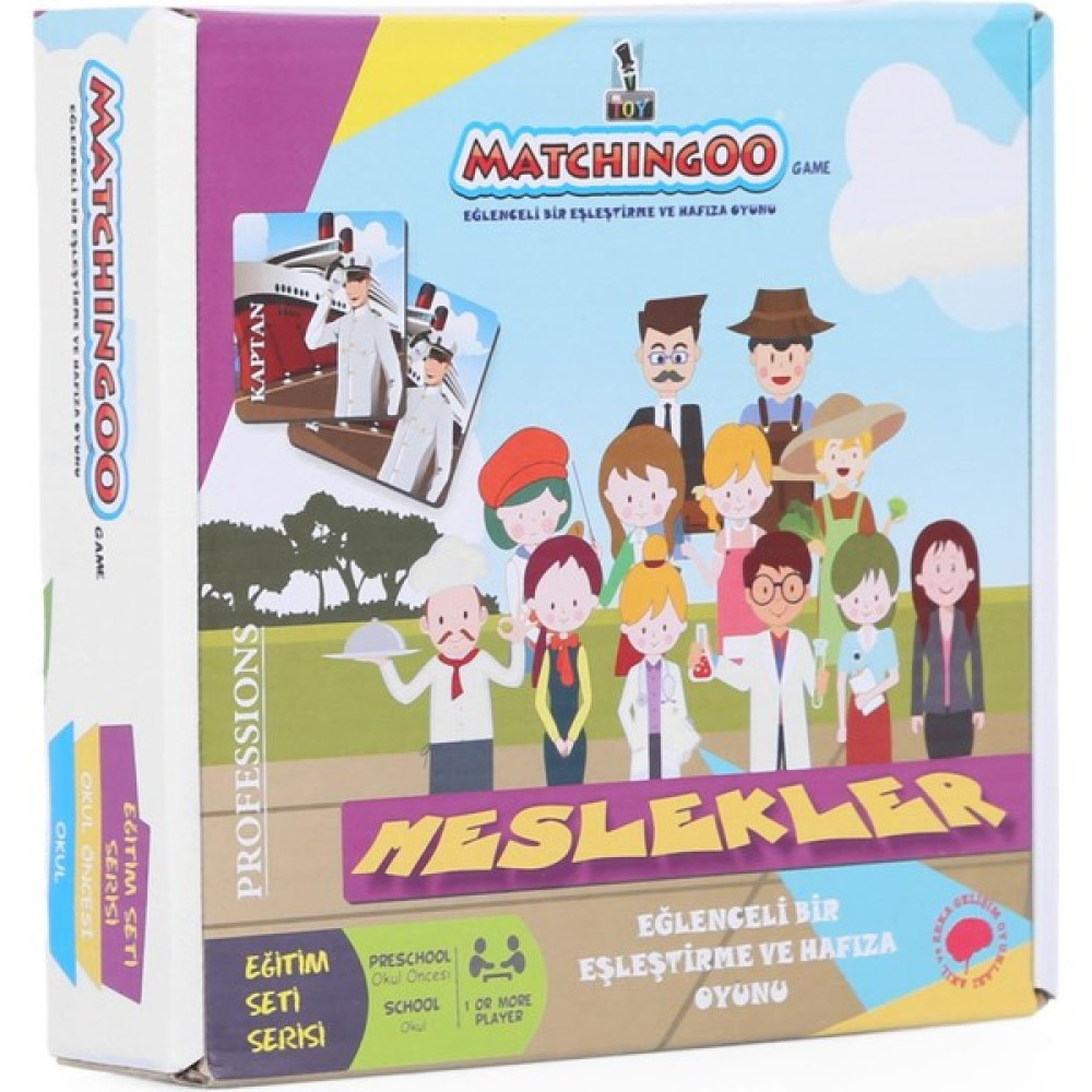 Masho Trend Matchingo Meslekler Hafıza Kartı - Eğitici Hafıza Kartları Seti - Renkli Eğitici Oyuncak Fiyatı