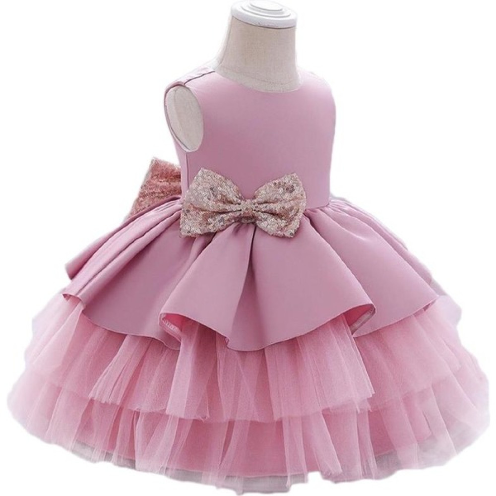 Masho Trend Pudra Pembe Kat Kat Tüllü Kurdelalı Elbise - Kat Kat Tül Elbise - Mini Elbise - Çocuk Abiye Kız Çocuk Elbise Fiyatı