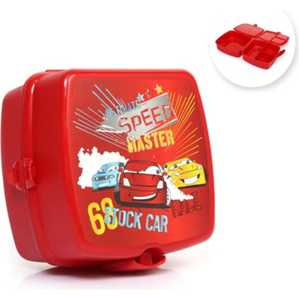Masho Trend Ultimate Speed Cars Yemek Kabı - Cars Beslenme Kabı - Yemek Kabı - Arabalar Beslenme Çantası - Renkli - 0 Beslenme Çantası Fiyatı