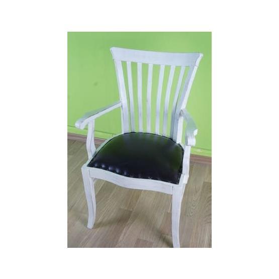 Masifart 7115 Şerif Kollu Cilasız Ahşap Sandalye