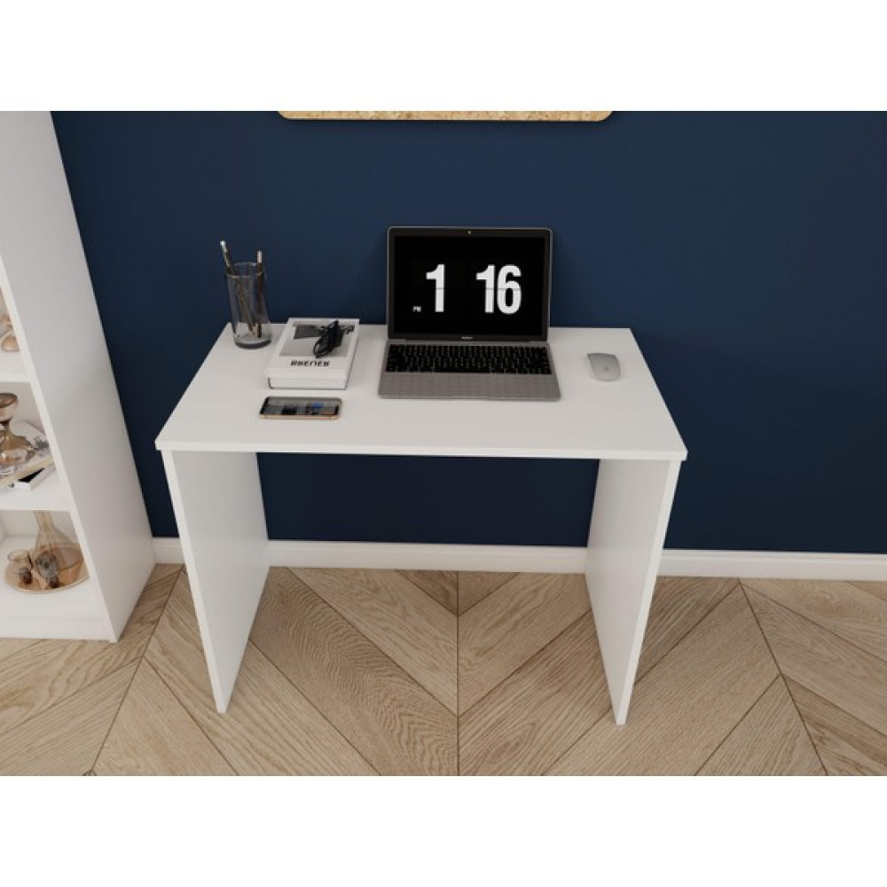 MasifMarket Çalışma/bilgisayar Masası - 90x50x72 - Beyaz Çalışma Masası Fiyatı