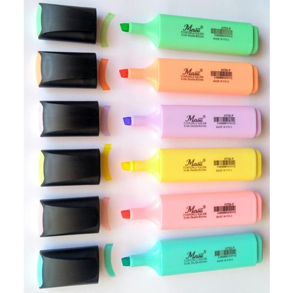 MASİS FOSFORLU KALEM PASTEL YEŞİL Fosforlu Kalem Fiyatı
