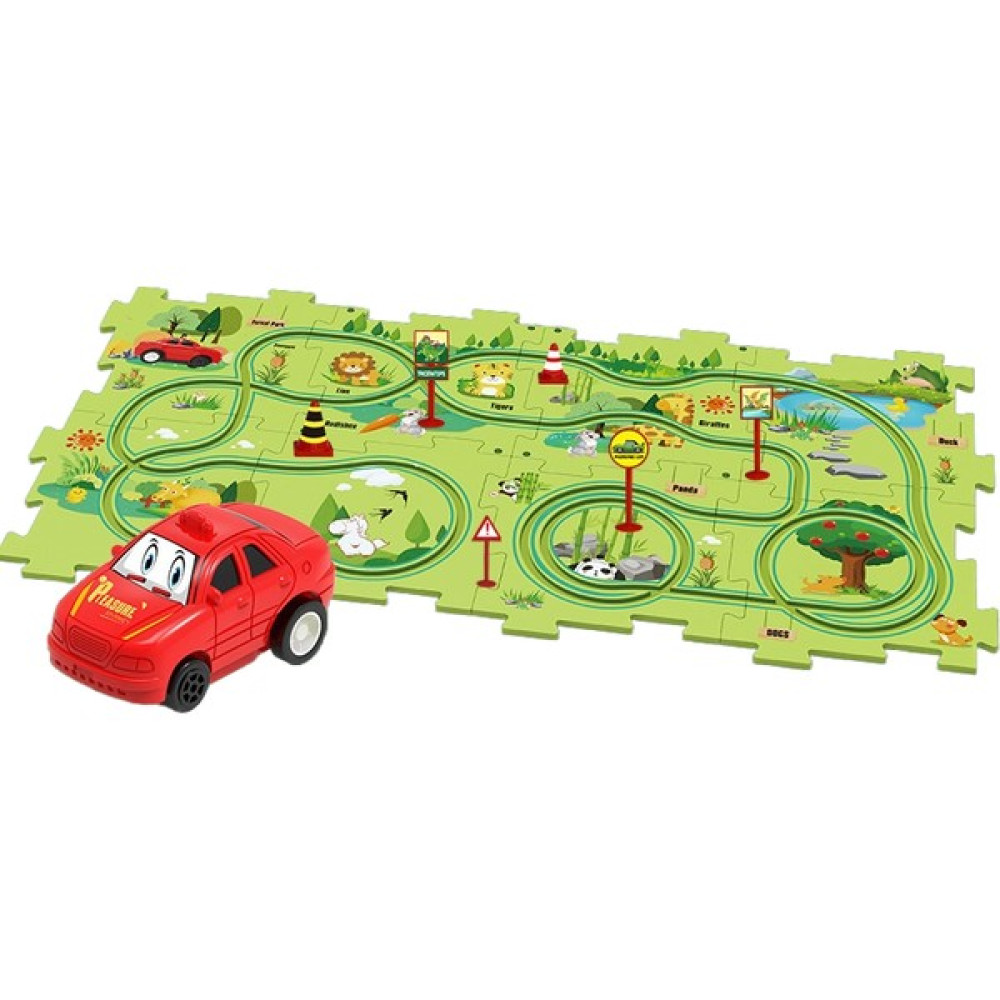Maskot 15 Adet Paket Çocuk Dıy Bulmaca Puzzle Araba (Yurt Dışından) - Yeşil - 3 - 12 Yaş Eğitici Oyuncak Fiyatı