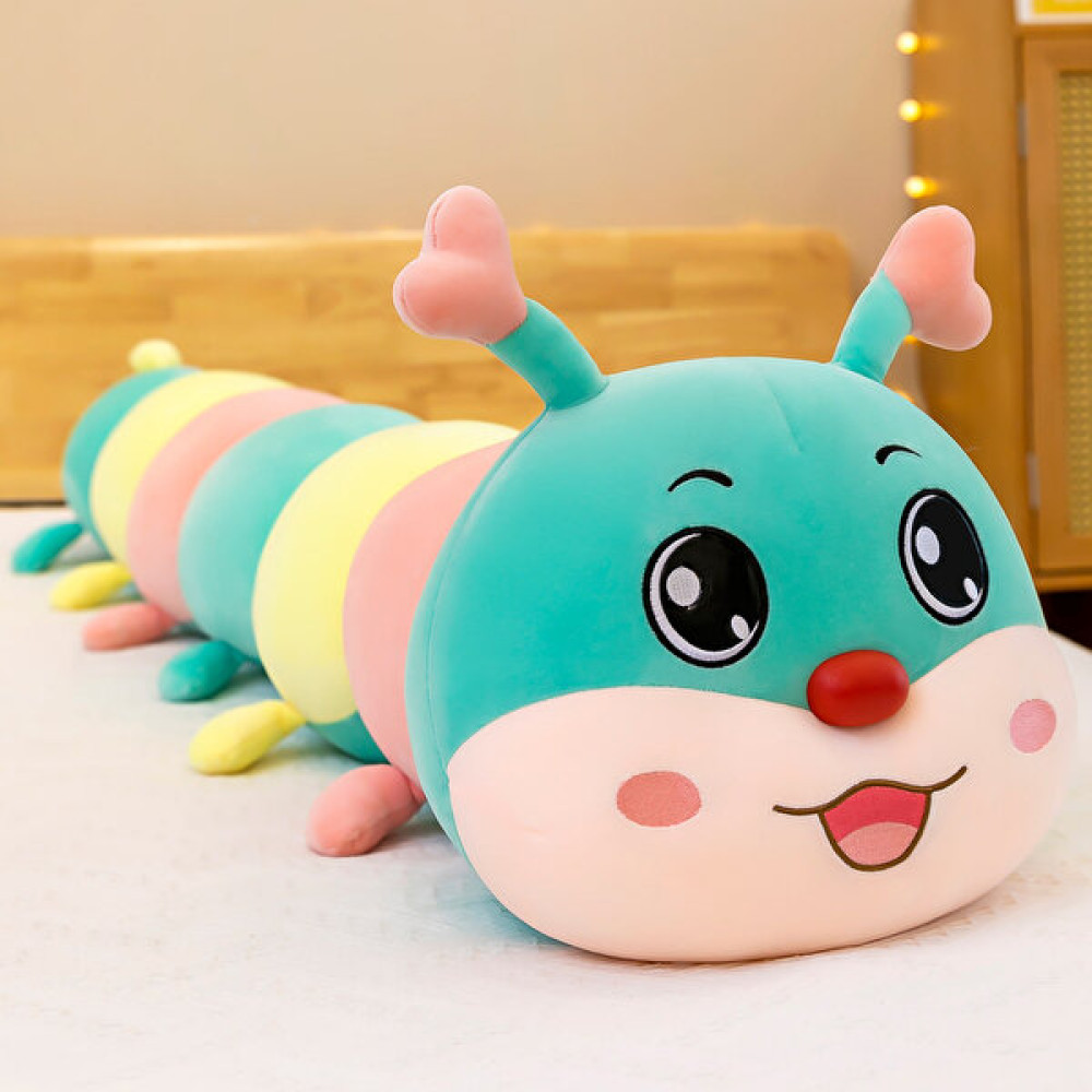 Maskot 90 cm Aşk Tırtıl Peluş Oyuncak (Yurt Dışından) - Yeşil Peluş Oyuncaklar Fiyatı