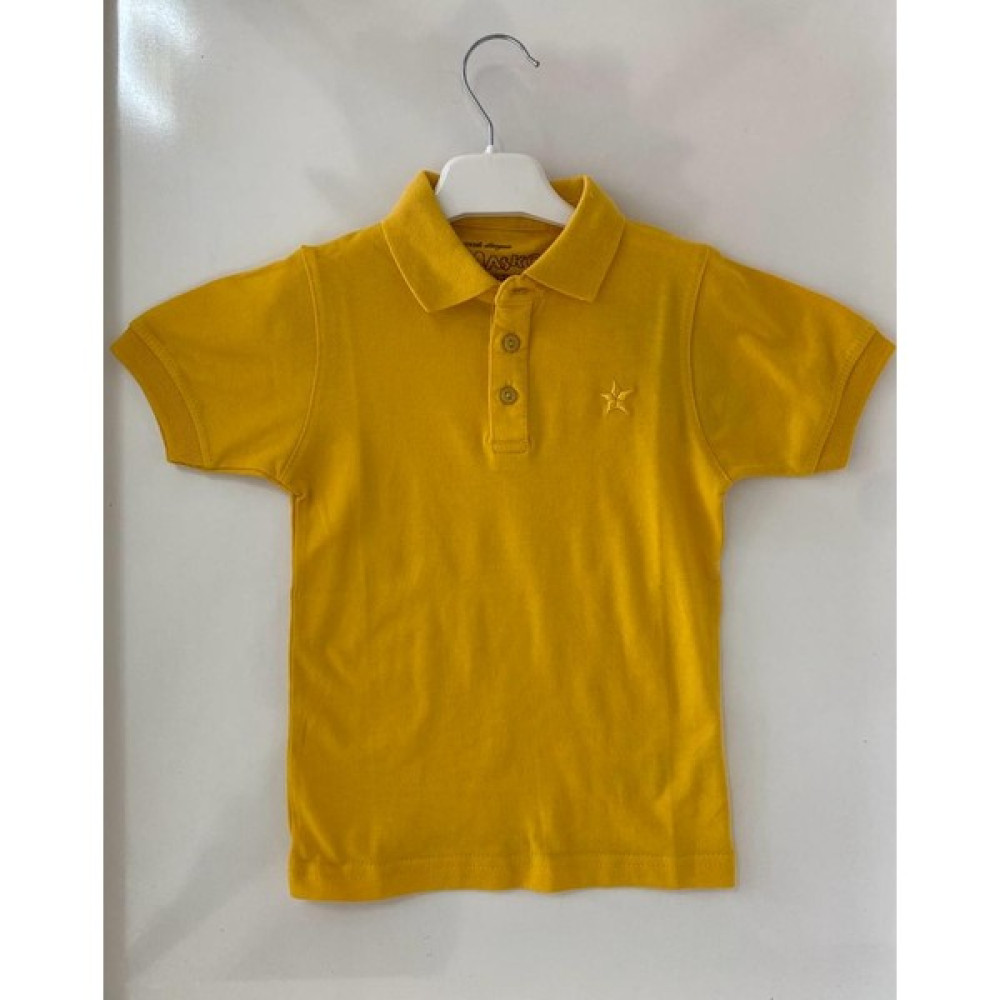 Maskot Çocuk Digidi Kids- Maskot Çocuk Unisex Çocuk Polo Yaka Sarı T-Shırt 1- 4 Yaş Erkek Çocuk T-shirt Fiyatı