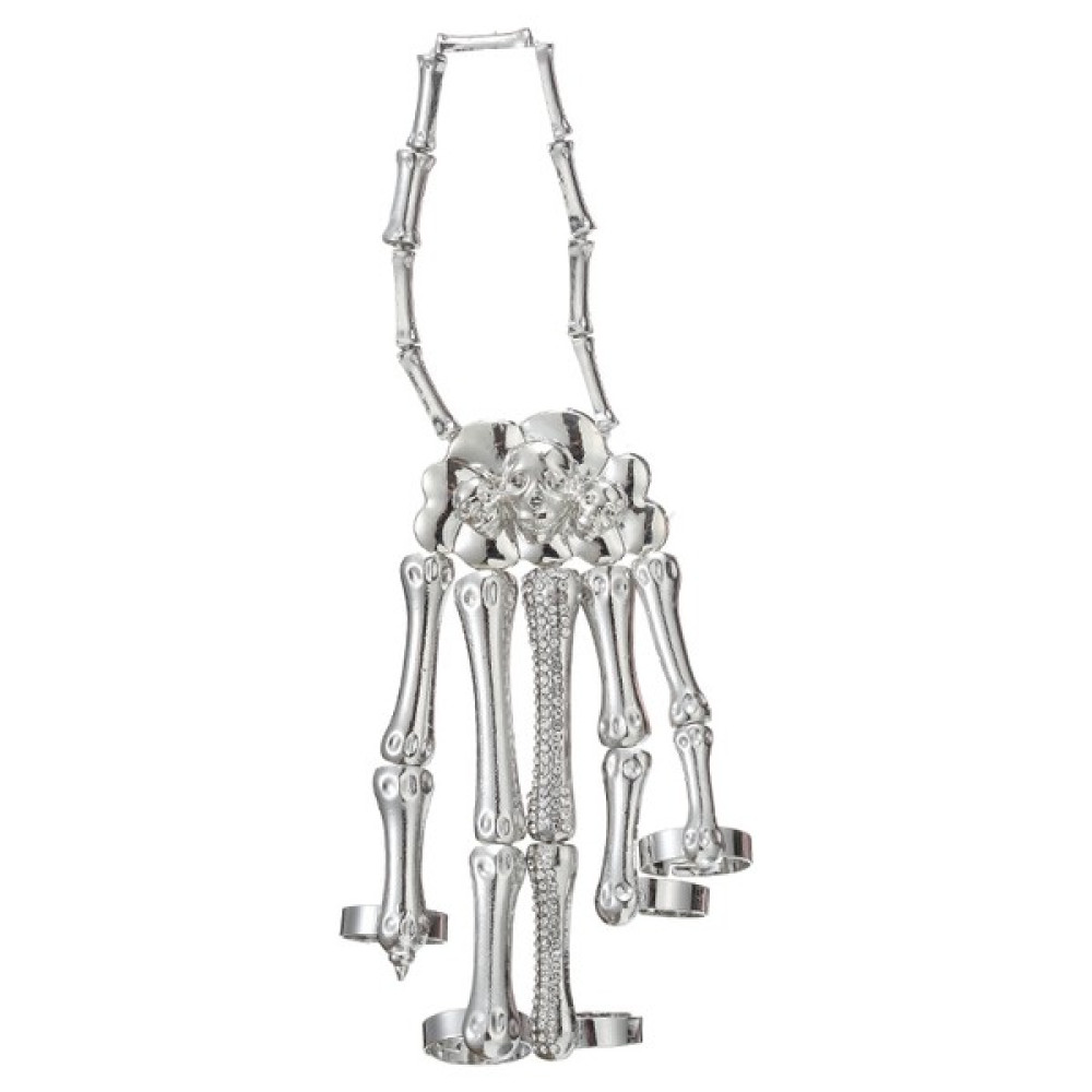 Masoffy 004 Moda Charm El Yapımı Cadılar Bayramı Bileklik Kafatası Parmaklar Metal El Bilezik Yüzük ile Kadınlar Için Doğum Günü Hediyeleri (Yurt ... Saat ve Bileklik Aksesuarı Fiyatı