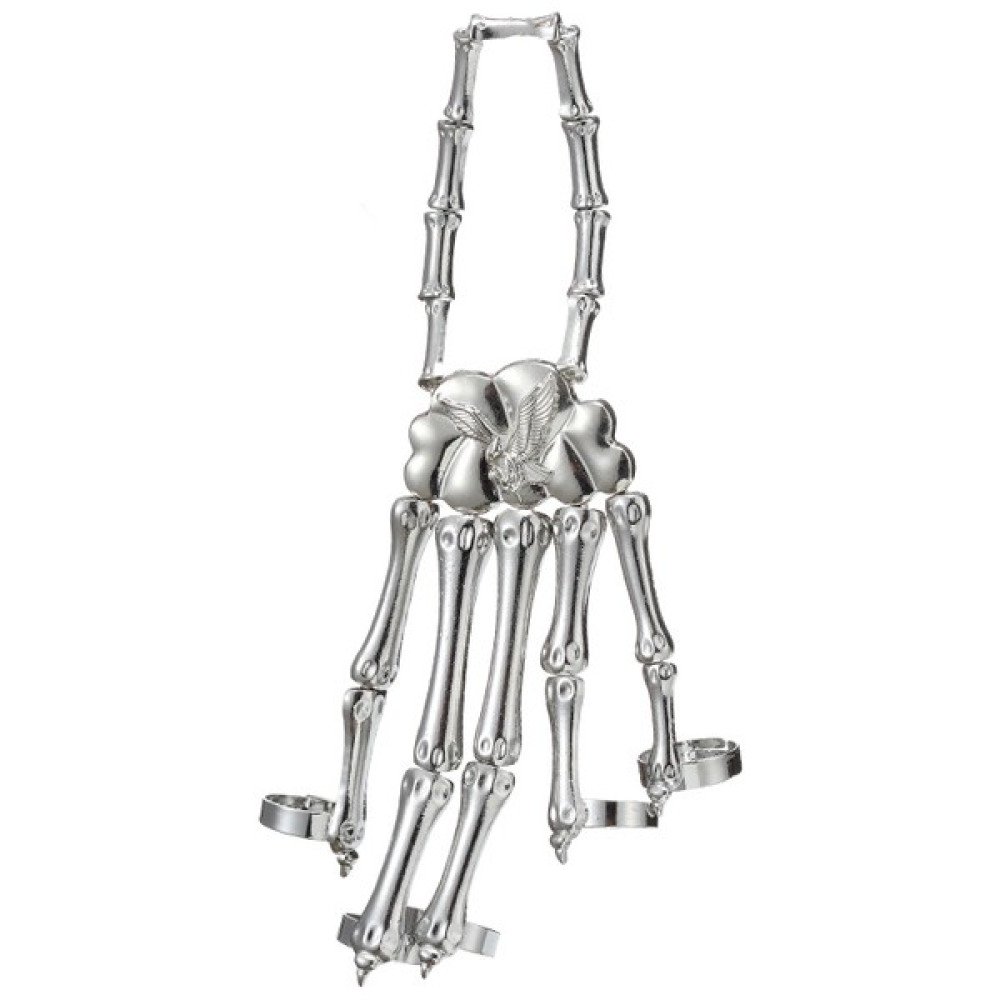Masoffy 010 Moda Charm El Yapımı Cadılar Bayramı Bileklik Kafatası Parmaklar Metal El Bilezik Yüzük ile Kadınlar Için Doğum Günü Hediyeleri (Yurt ... Saat ve Bileklik Aksesuarı Fiyatı