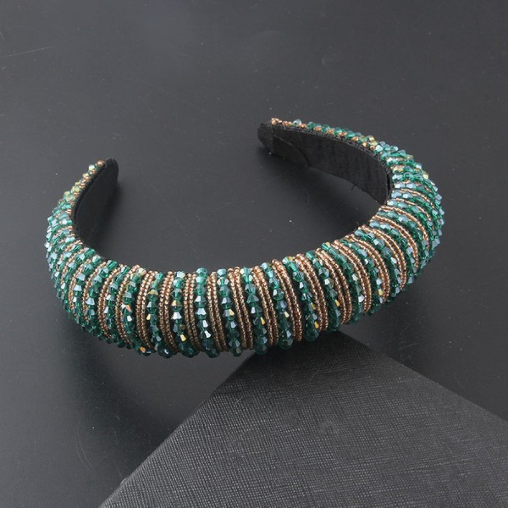 Masoffy 21 Lüks Barok Taklidi Yastıklı Kafa Bandı Kadınlar Için Parlak Tam Ab Kristal Geniş Kalın Saç Çember Kafa Çerçeve Wrap Saç 851 (Yurt Dışından) Toka, Taç & Saç Bandı Fiyatı
