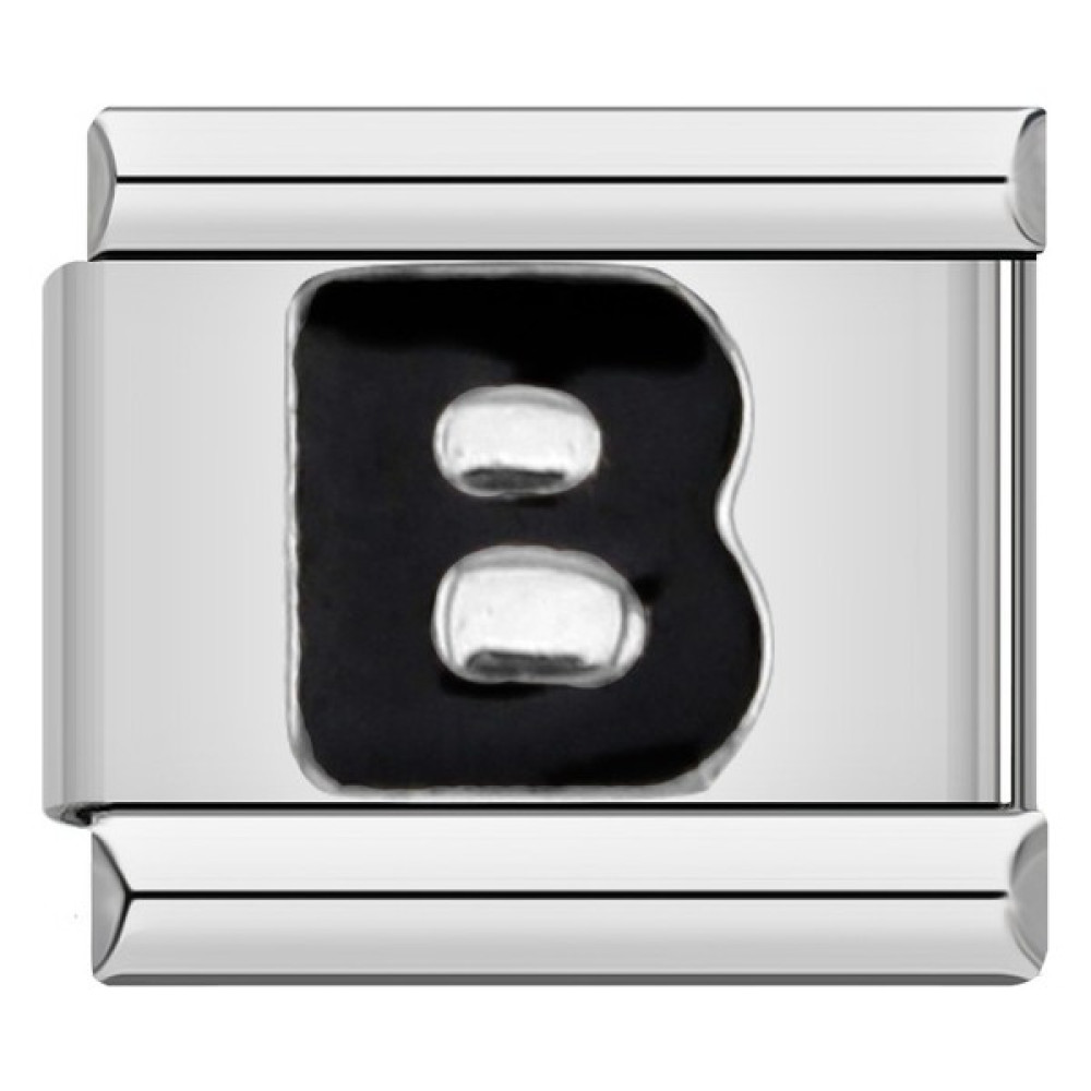 Masoffy B Hapiship Orijinal Papatya Siyah 26 Harfler A-Z Italyan Bağlantılar Charm Fit 9mm Paslanmaz Çelik Bilezik Takı Dıy Yapımı DJ006 (Yurt Dışı... Saat ve Bileklik Aksesuarı Fiyatı