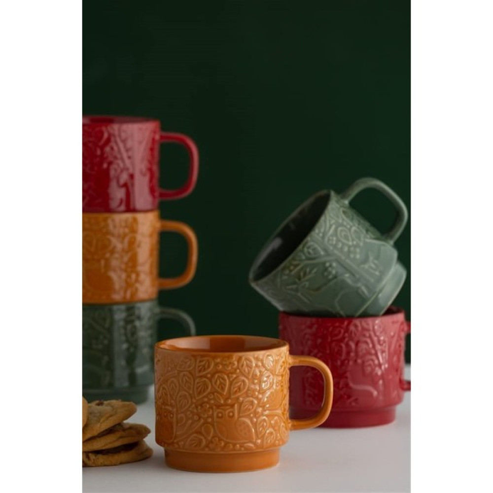 Mason Cash In The Forest Mug 300 ml Kırmızı Fincan / Bardak / Kahve Takımı Fiyatı